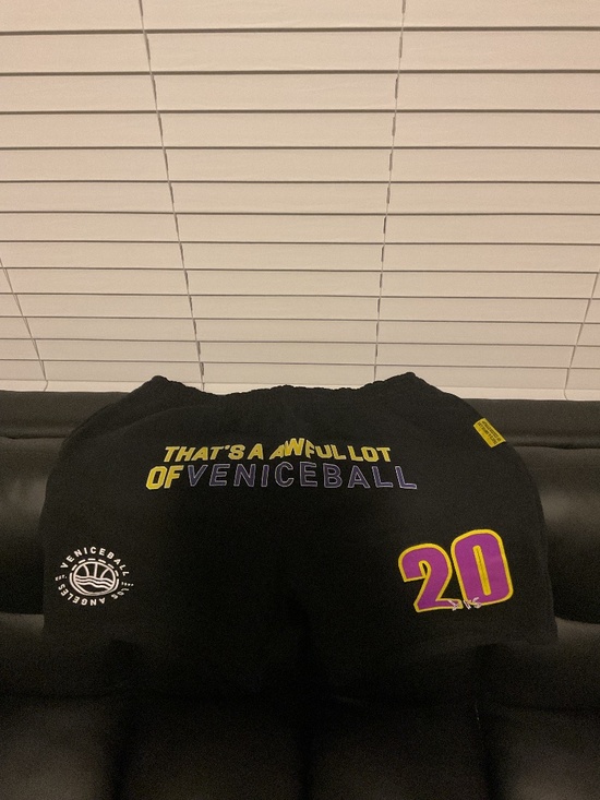 Awful Lot of Cough Syrup Venice Ball Black Shorts Size XL Brand New - Picture 1 of 4